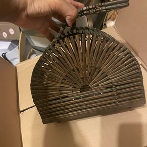 Cult Gaia Mini bamboo bag